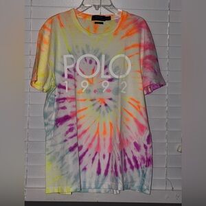 Ralph Lauren Kids Tie-Dye Tee - Neon Multicolor